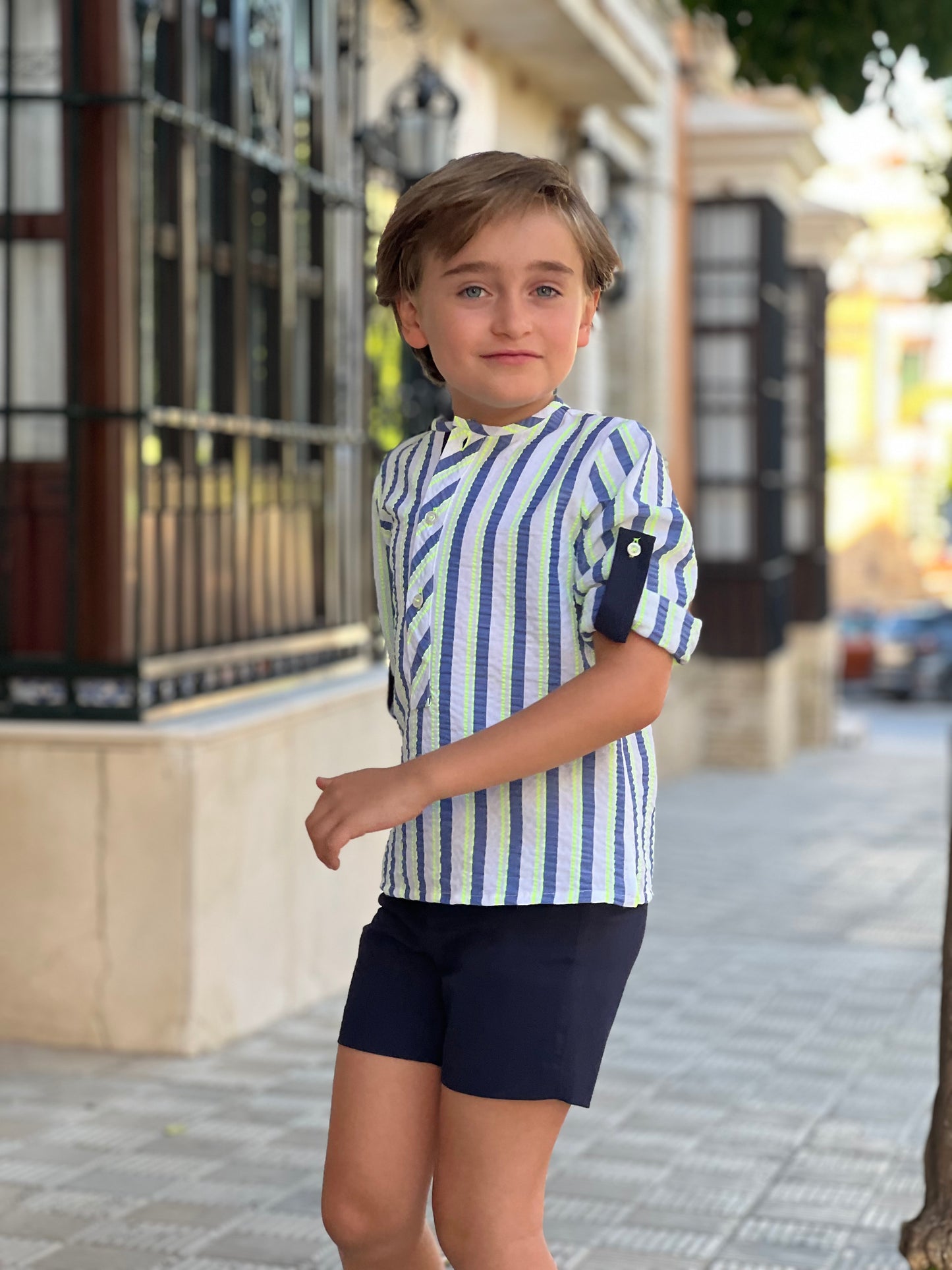 Striped boy's set