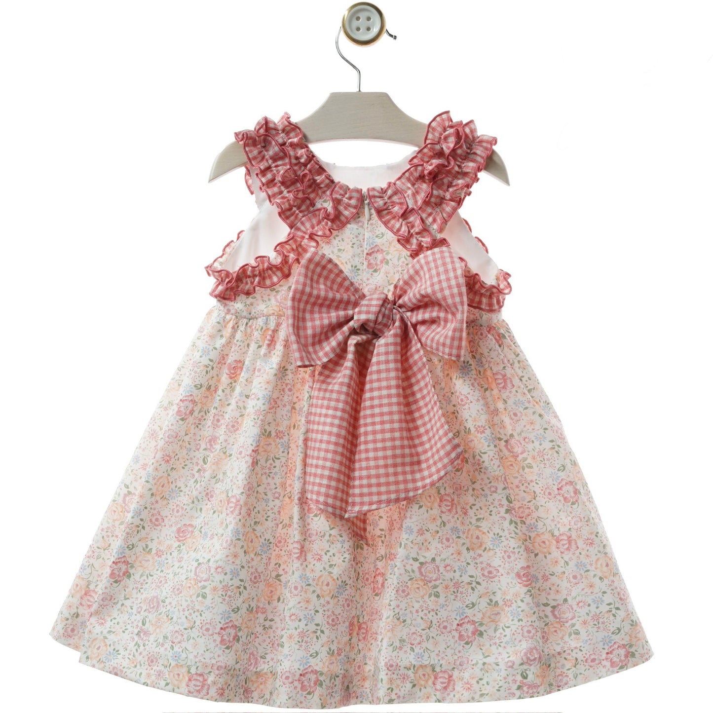Pink Rose Dress for Girls