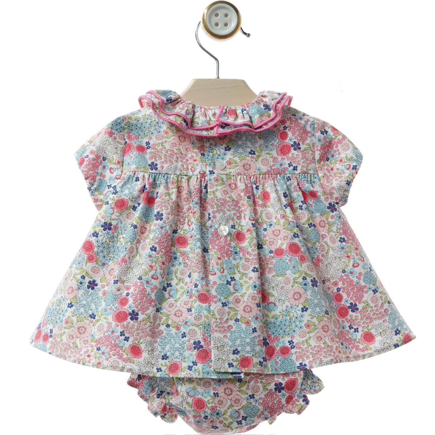 Pink Tiny Floral Baby Dress