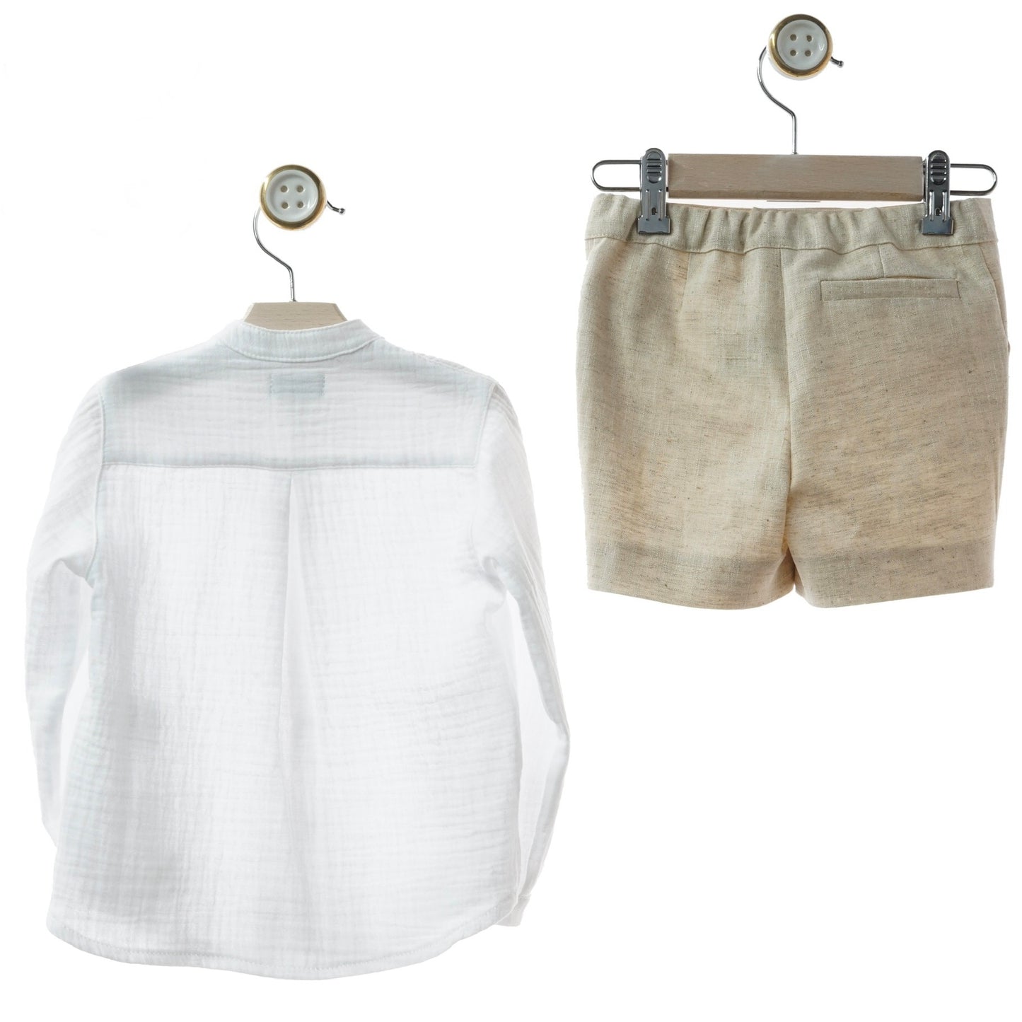 Elegant Linen Boy's Set
