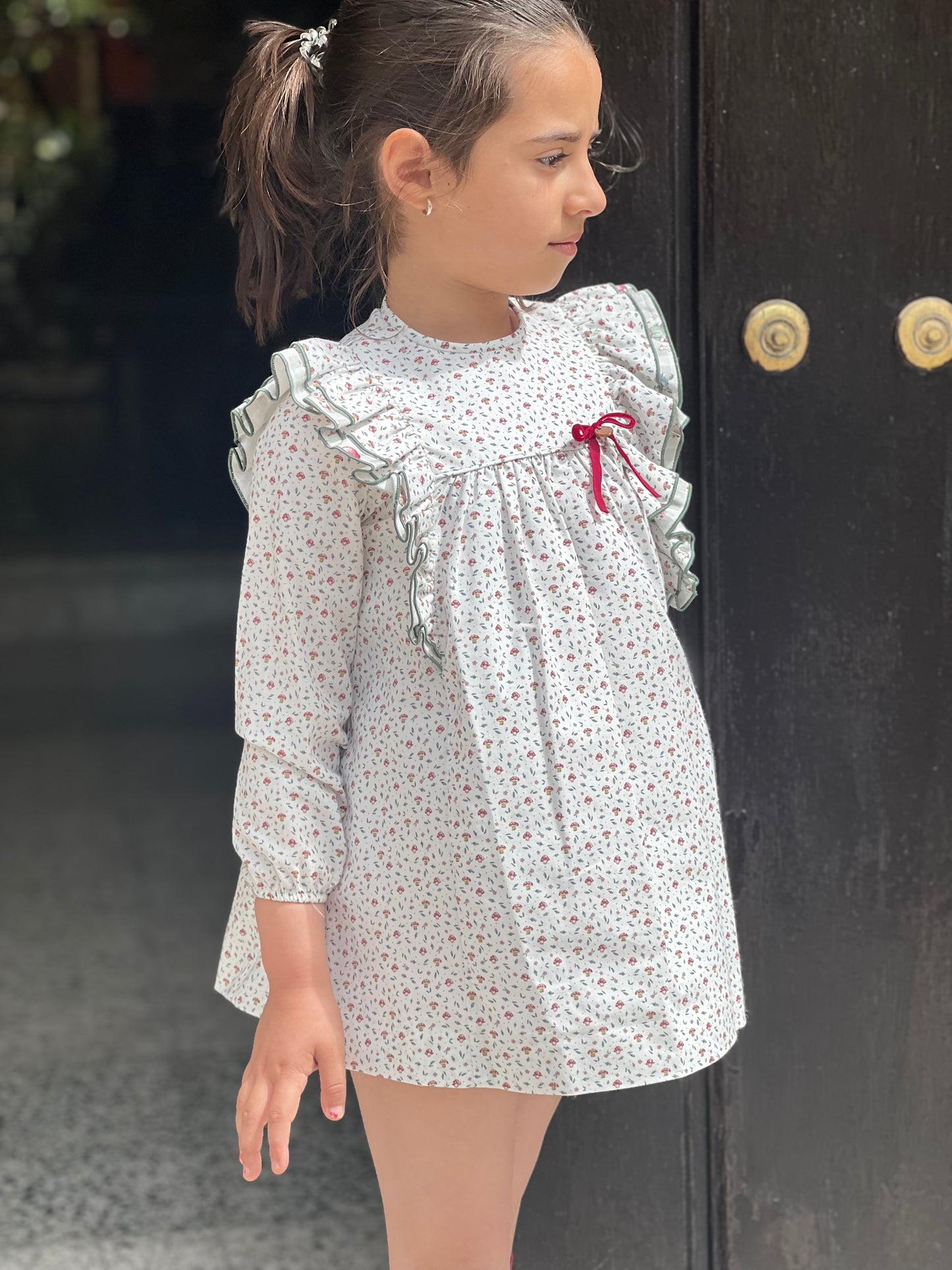 Mushroom Magic Girl's Dress