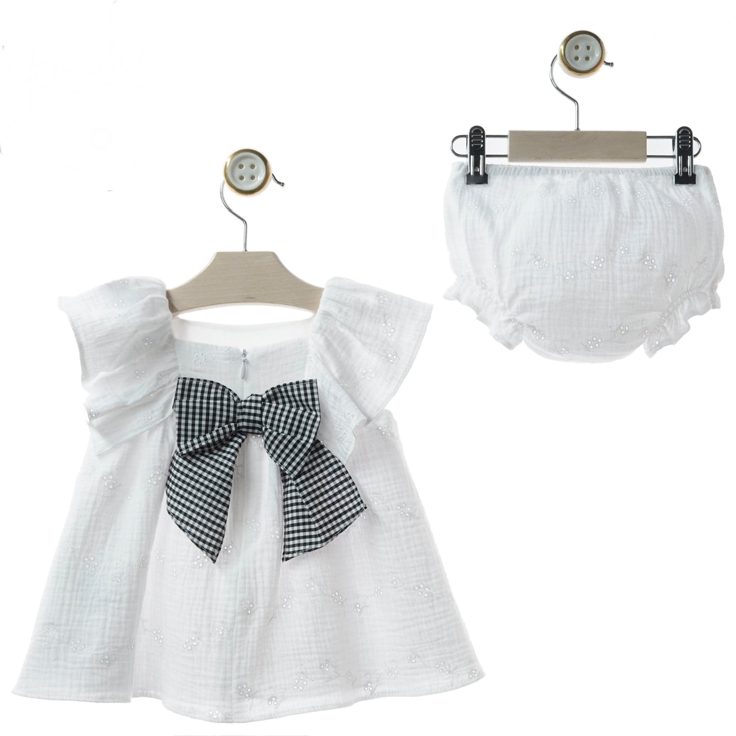 White Dress with a Bow