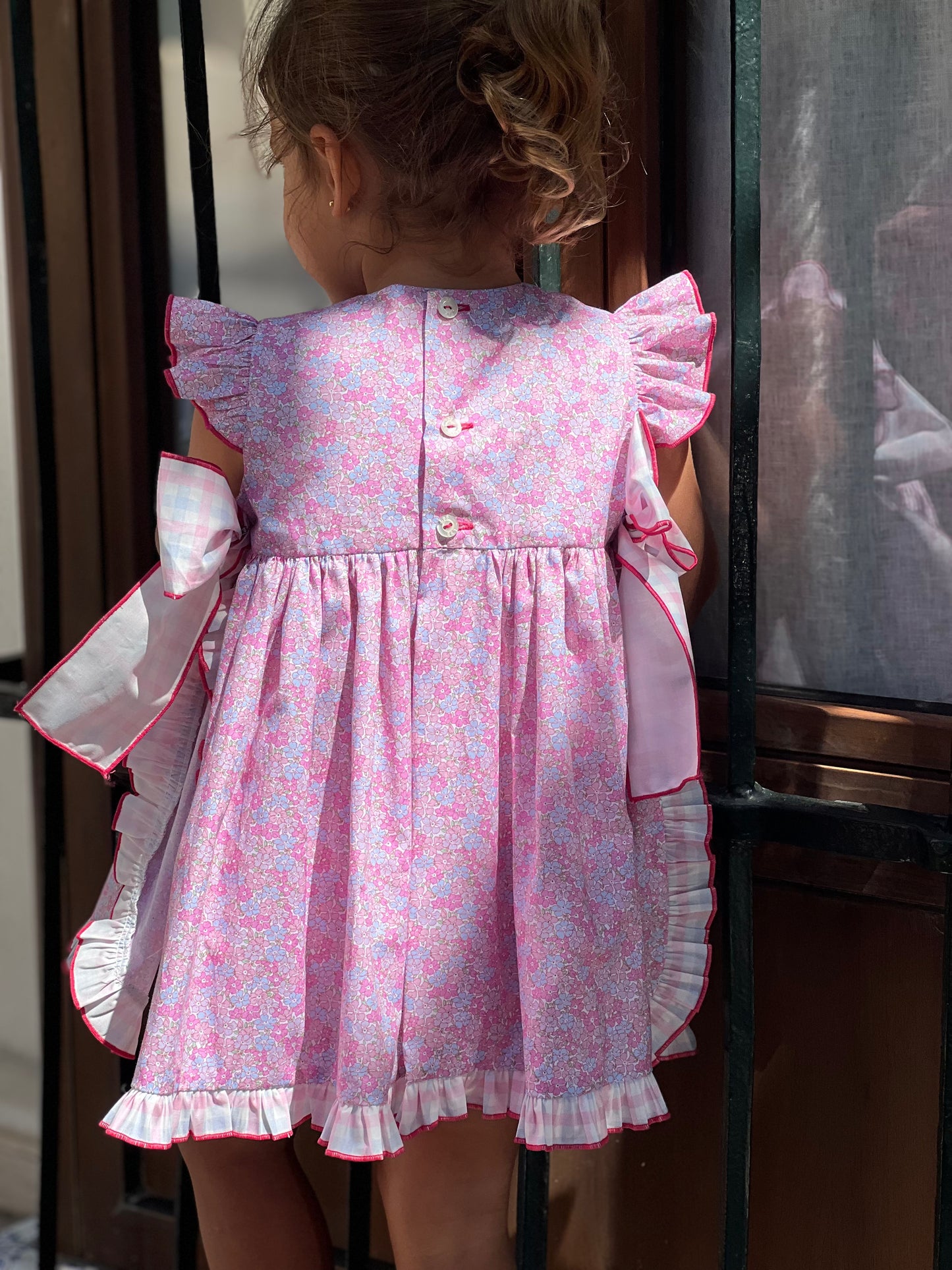 Baby Dress with Little Pink Flowers