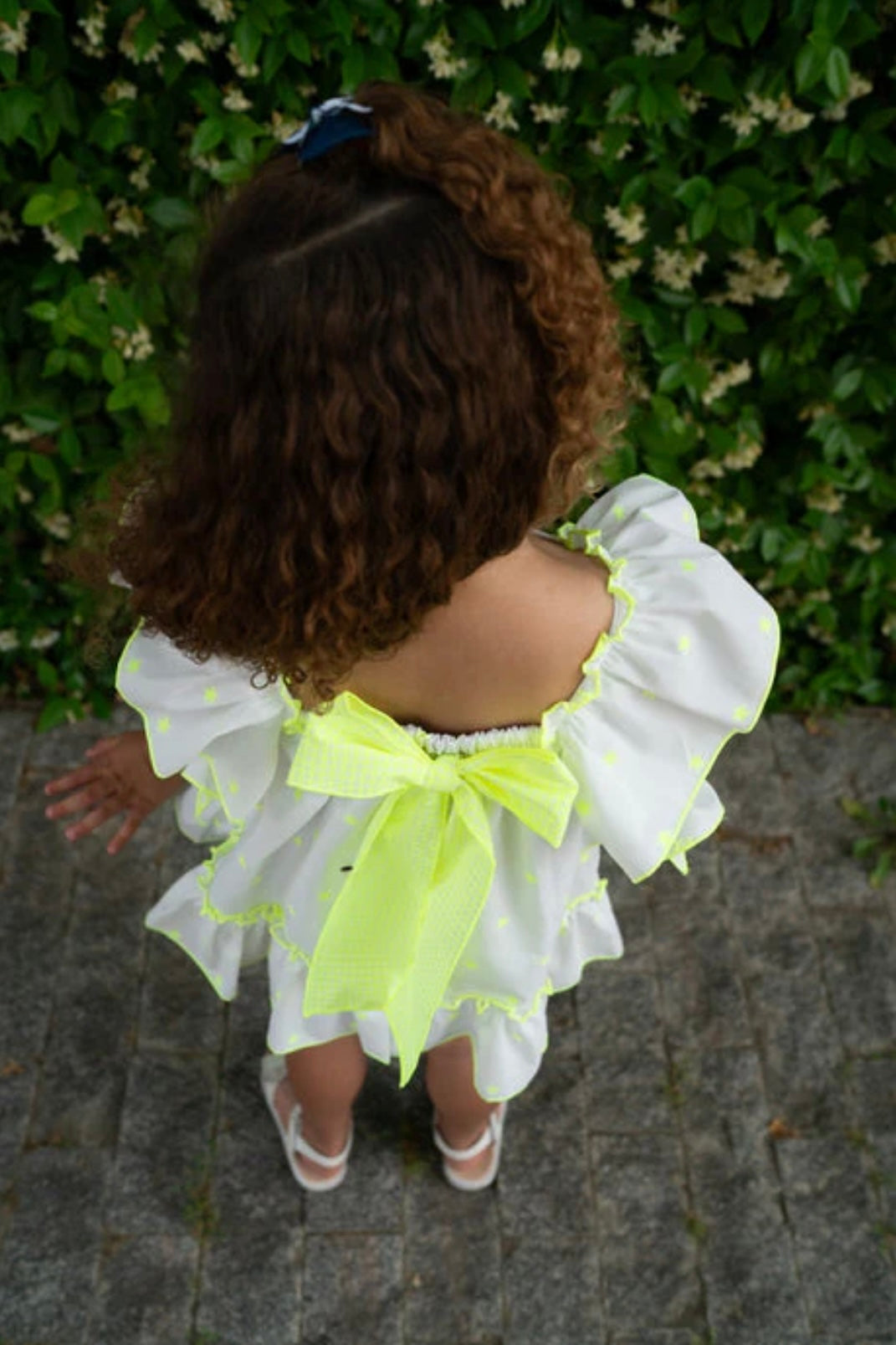 Girl's Dress with Neon Stars