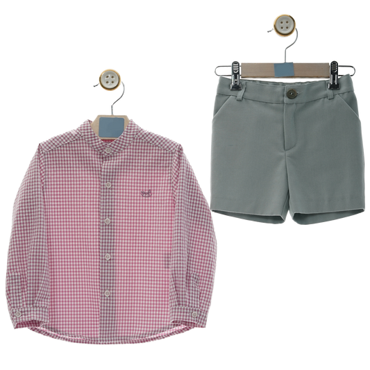 Set Shirt Short Pink