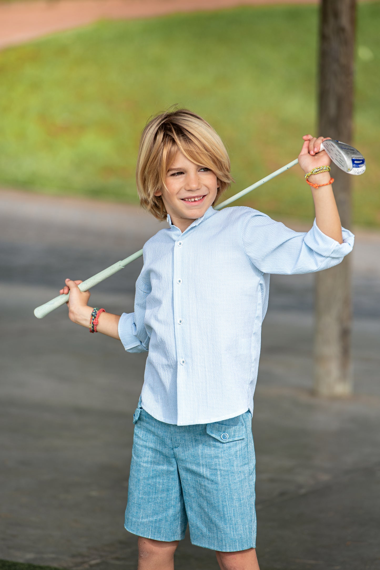 Elegant Blue Boys' Set