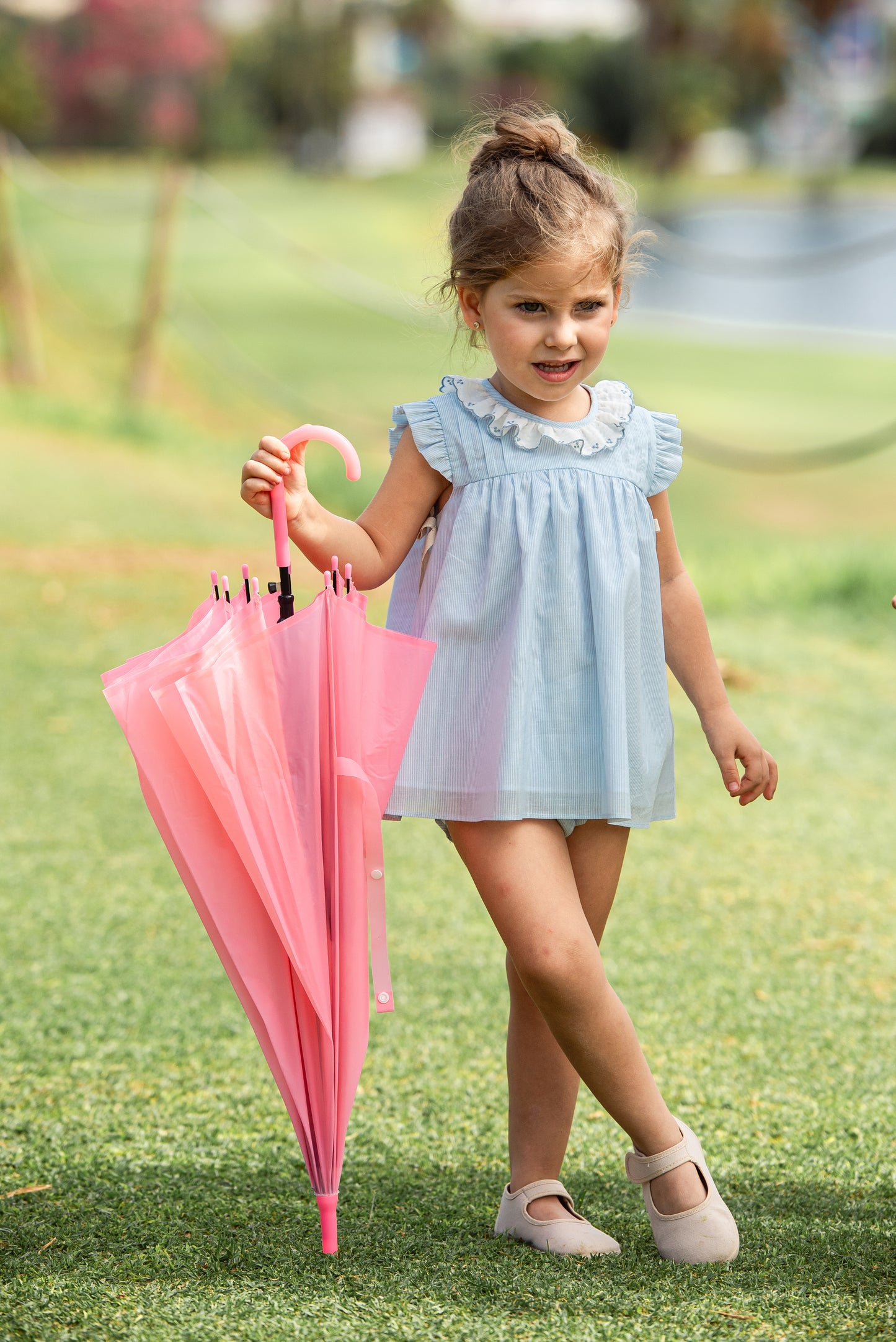 Delicate Blue Dress for Baby