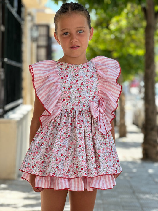 Girls' Summer Strawberry Dress