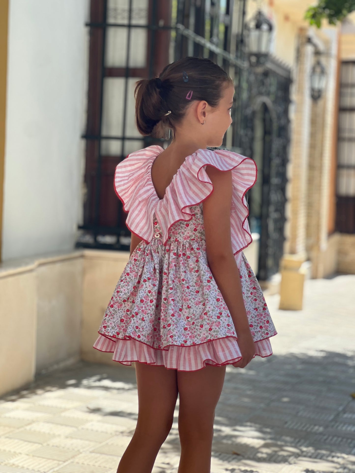 Girls' Summer Strawberry Dress