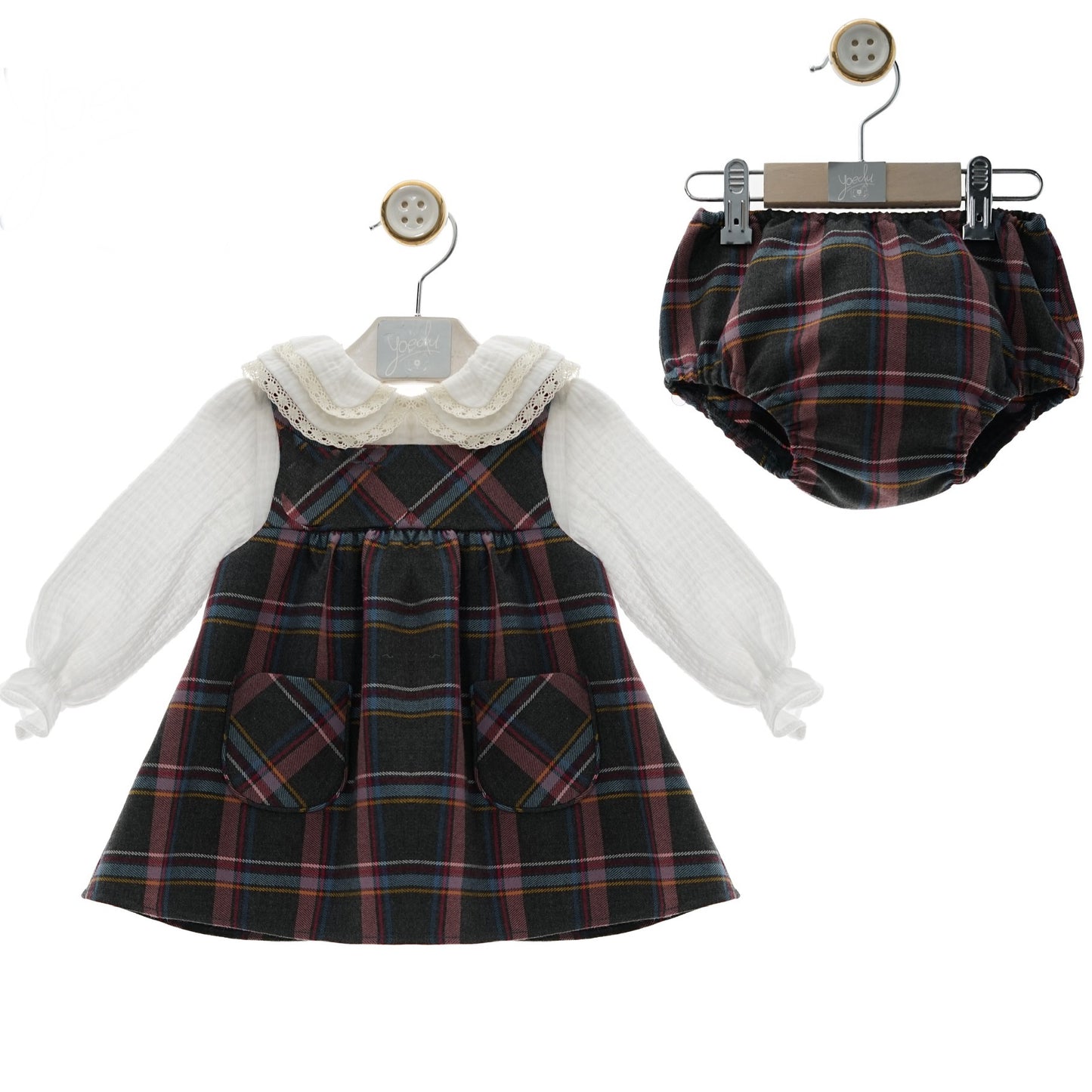 Checkered Girl's Set