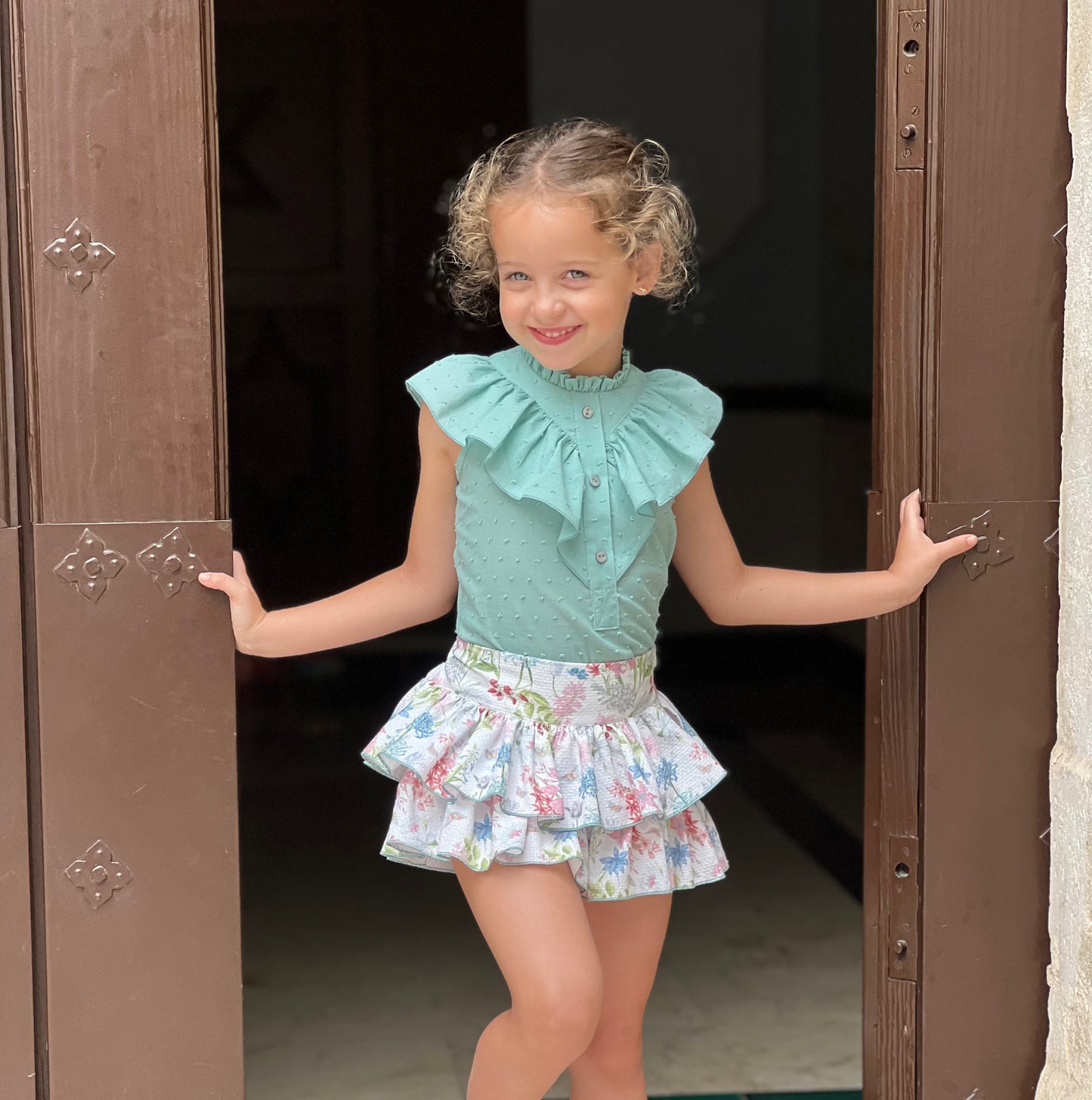 Skirt and Blouse Set