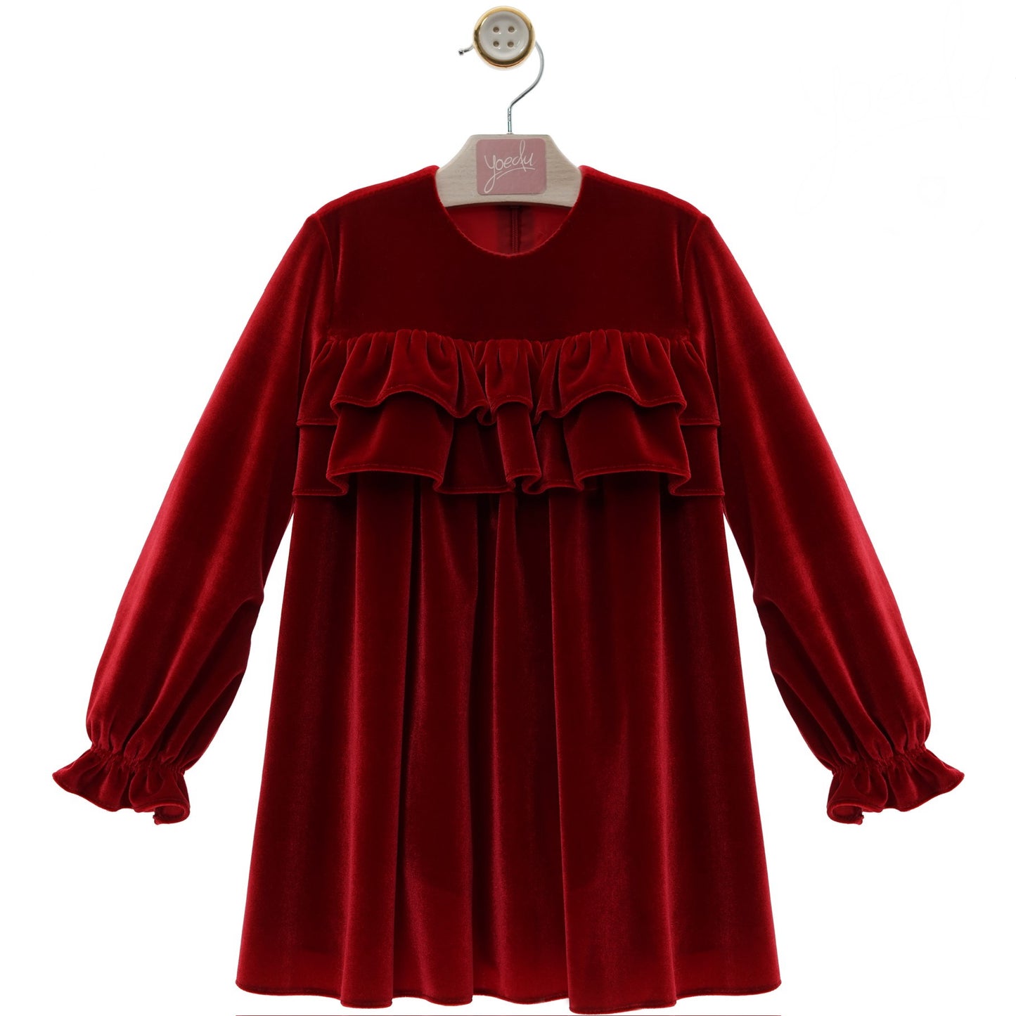 Elegant Red Girl's Dress