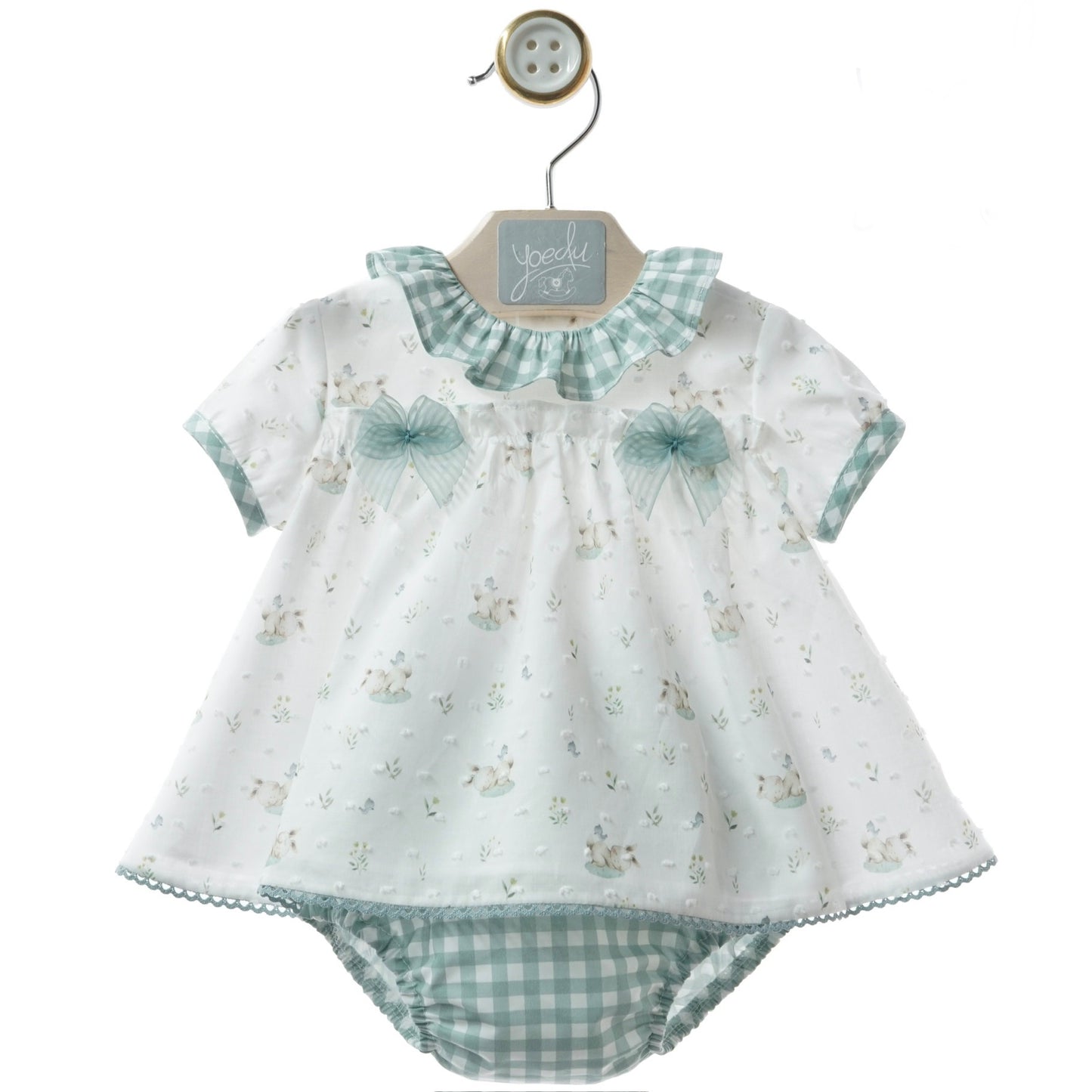 Delicate Green Baby Dress