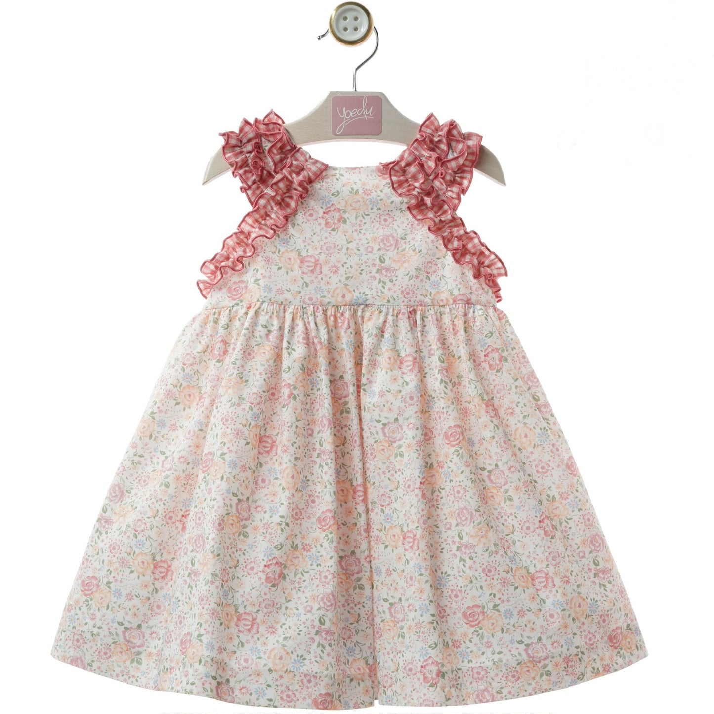 Pink Rose Dress for Girls