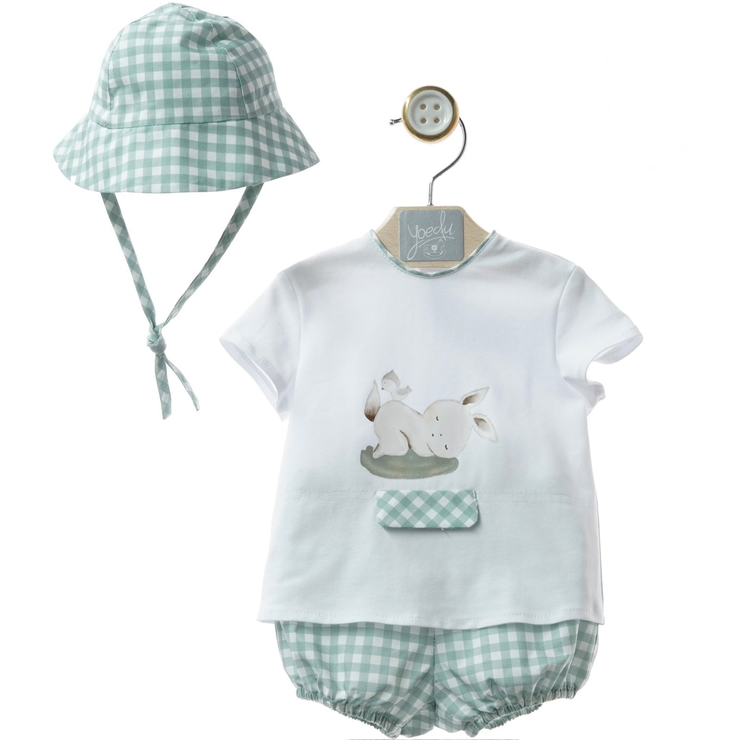 Sleeping Bunny Boys’ Set with Hat