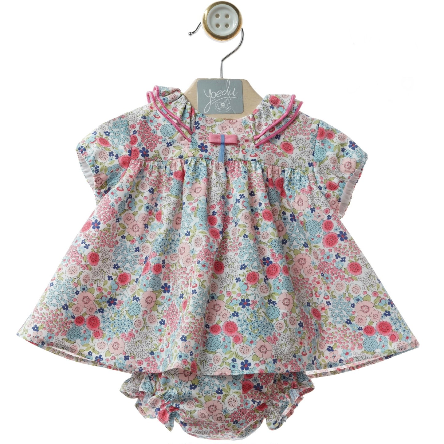 Pink Tiny Floral Baby Dress