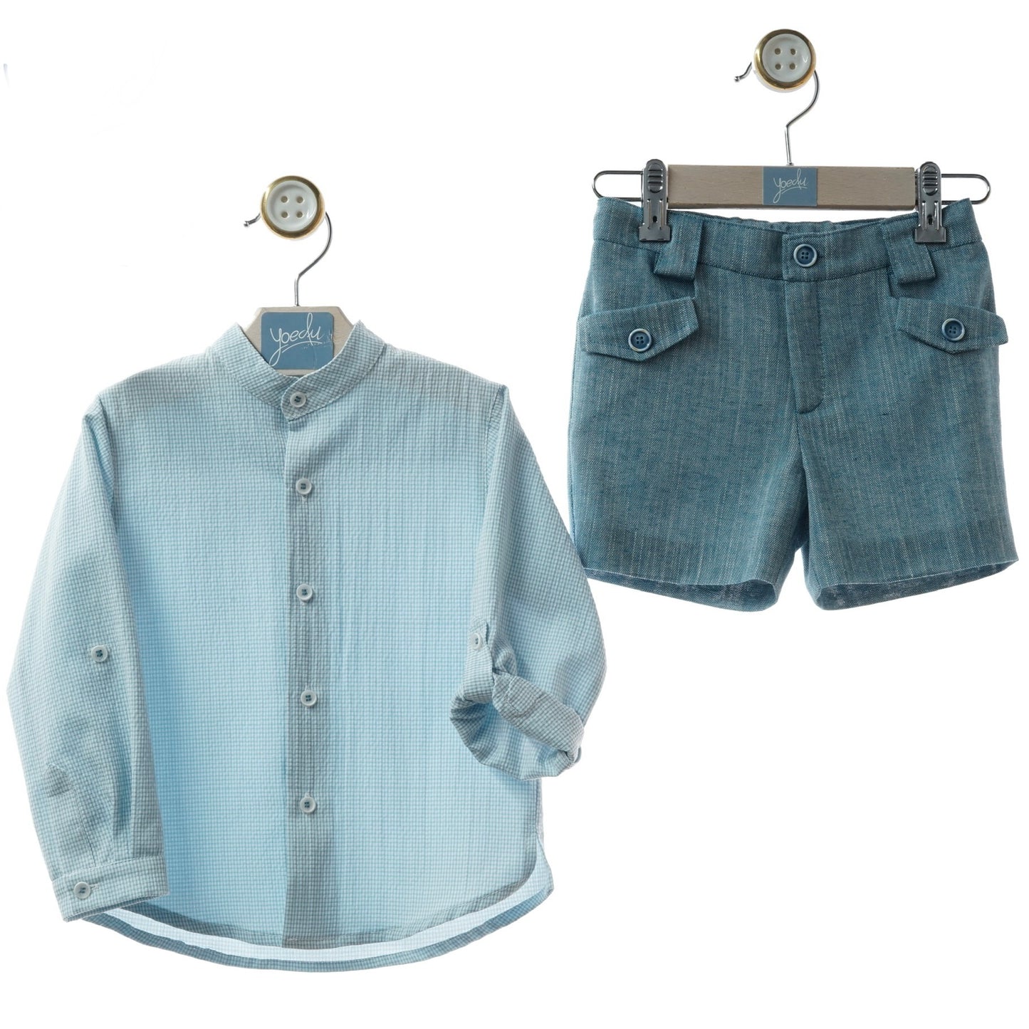 Elegant Blue Boys' Set