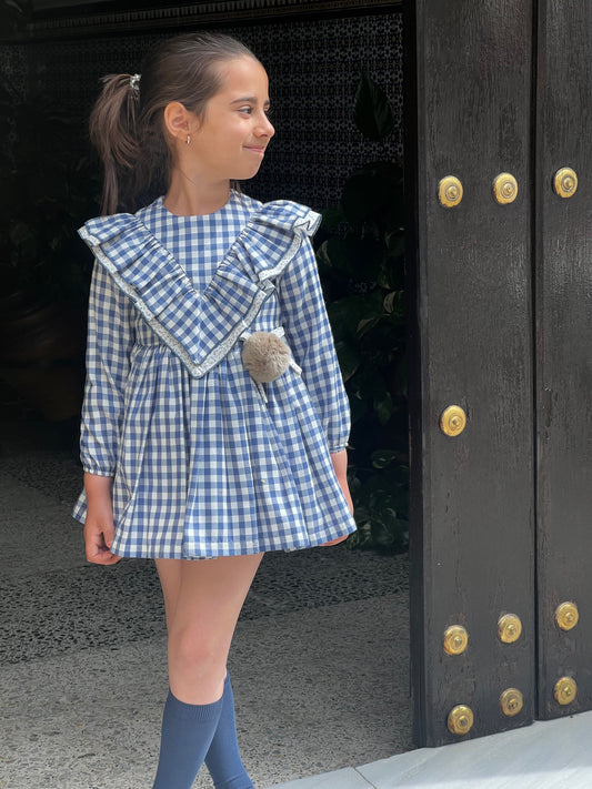 Sweet Blue Belle Girl's Dress