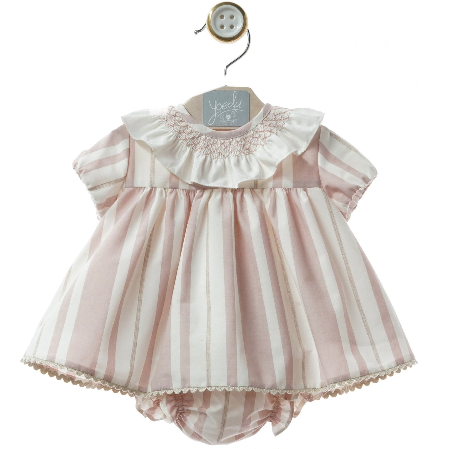 Elegant Striped Baby Dress