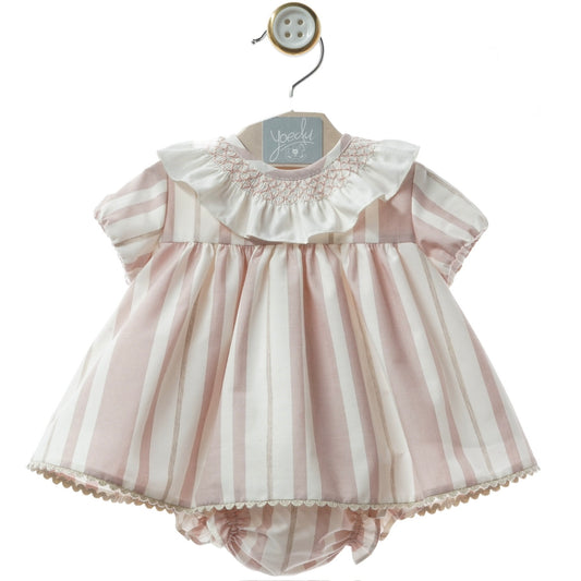 Elegant Striped Baby Dress