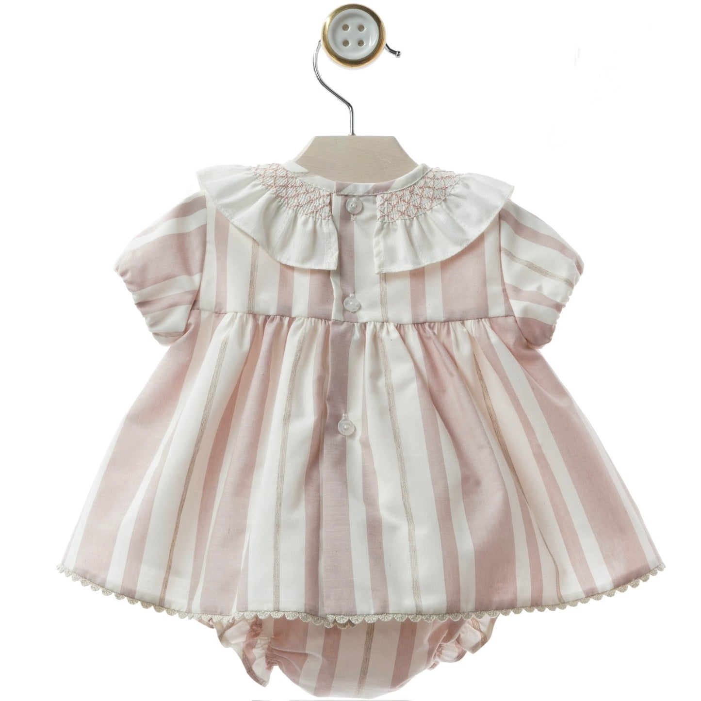 Elegant Striped Baby Dress