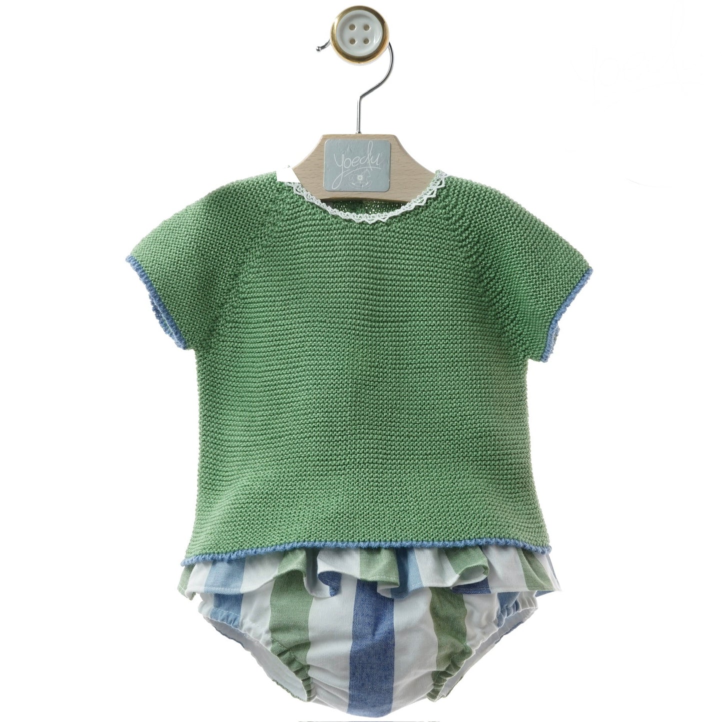 Striped Knit Set for Girl