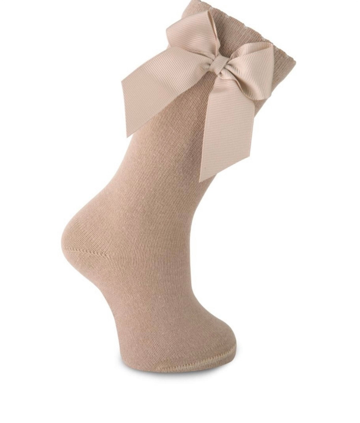 Knee High Socks with Gros Grain Bow